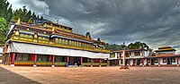 Rumtek Monastery in Sikkim was built under the direction of Changchub Dorje, 12th Karmapa Lama in the mid-1700s.[87]