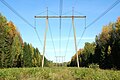 Betonportaalmast in Rusland, 500 kV