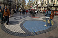 Joan Miro: Barcelona La Rambla'da mozaik