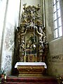 Altar with the Three Magi, sculpted by Johannes Nachtigall (1717–1761), painted by Franz Anton Maulbertsch (1724–1796).