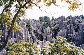 Vue de la cime des pierres.