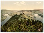 Die Mosel bei der Marienburg vor der Kanalisierung (um 1900)