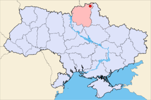 Novgorod-Severskij na mapě