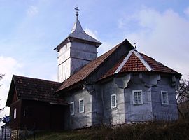 Wooden church in Obârșa hamlet, Sălătruc village, Blăjeni