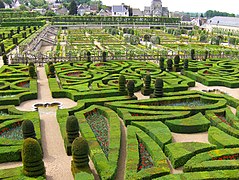 Die formalen Gärten des Schlosses Villandry