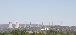 Kerncentrale Pelindaba in 2006, het complex vanaf het noorden gezien