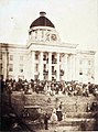 Image 40The inauguration of Jefferson Davis in Montgomery on February 18, 1861. (from History of Alabama)