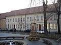 Monument of J.S. Bach in front of his home from 1719 to 1723