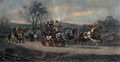 Image 34Behind time, anonymous engraving of a stagecoach in England. (from Intercity bus service)