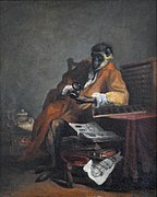 Chardin, Le Singe antiquaire • Salon de 1740.