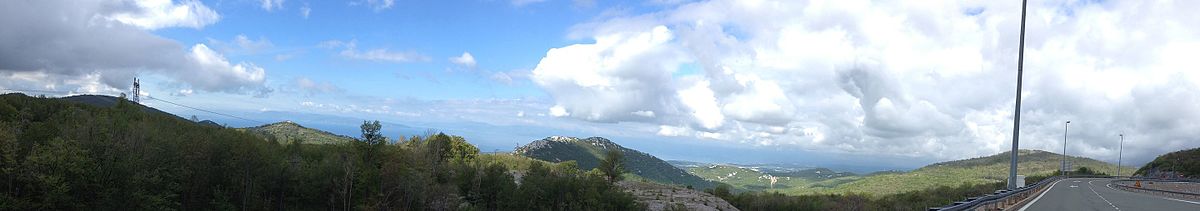 Pogled na zaljev sa Autoputa A6