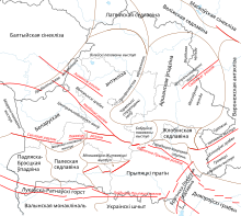 Belarus tectonic map.svg