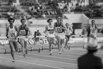 Noch einmal das Foto von den Europameisterschaften 1974: Jewgeni Gawrilenko (Nr. 830) und Stavros Tziortzis (Nr. 528) belegten gemeinsam den geteilten sechsten Rang