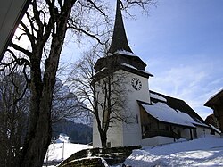 Horisonten til Gsteig bei Gstaad