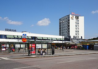 Centrum med "Tupphuset"