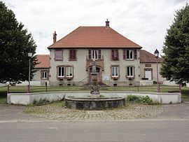 The town hall in Halloville