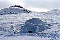 Iglú Inuit, Groenlandia - Holoska