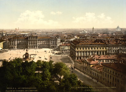 St. Isaac's Square, 1890s, by the Detroit Publishing Co.