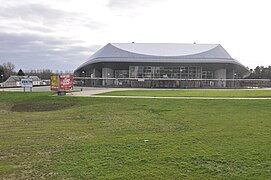 L'esplanade du Zénith de Caen en 2013.