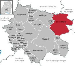 Burladingen - Localizazion