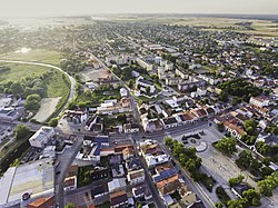 Aerial view of Międzyrzec Podlaski