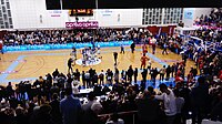 Le palais des sports Pierre Ratte de Saint-Quentin (Aisne).