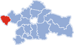 Location within Białystok County