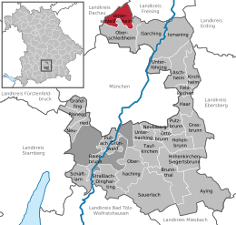 Unterschleißheim - Localizazion