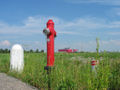 Image 3A fire hydrant in Alkmaar, the Netherlands. Fire hydrants are a source of water provided by most metropolitan communities to enable firefighters to tap into the municipal water supply to assist in extinguishing a fire.