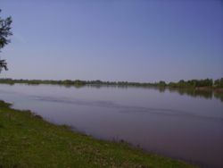 Река Чулим в района на град Ачинск, Красноярски край