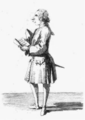 Caricatura del castrato Farinelli, 1724.