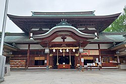 伊豫豆比古命神社拝殿