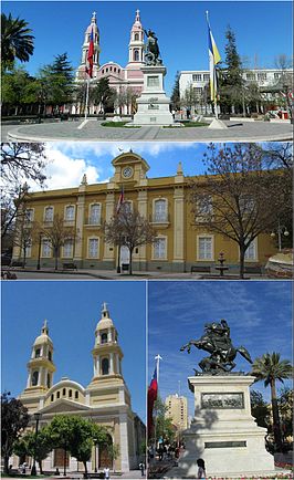 Een collage van Rancagua