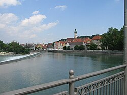 The Lech in Landsberg