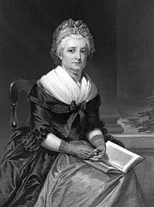 Gravure représentant Martha Washington.