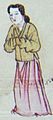 Woman wearing a waist-length jacket, Ming dynasty.