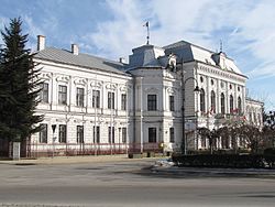 Turda County prefecture building during the interwar period, now Turda city hall.