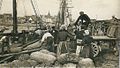 Roscoff : l'embarquement des oignons pour l'Angleterre (vers 1920)