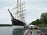 ex Flying P-Liner POMMERN als Museumsschiff im Hafen von Mariehamn, Åland