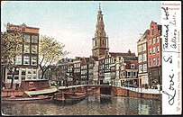 De brug in 1905