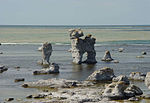 Raukar i naturreservatet Gamlehamn