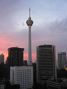 KL Tower dusk shot