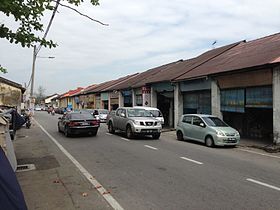 Sungai Bakap town centre