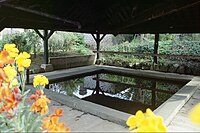 Le lavoir de Boulon au printemps.