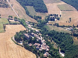 Luchtfoto van La Pomarède