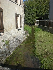 Le rû du Moineau, appelé rû d'Ansacq.