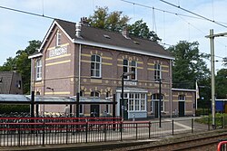 Train Station Wolfheze on the Utrecht-Arnhem line