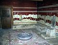 Sala tronowa, Knossos