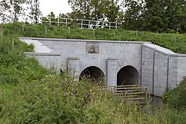 De gerestaureerde sluis anno 2011