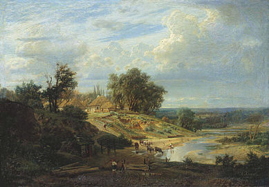 Вид окрестностей Харькова (1875)